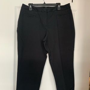 Talbots cropped black pant